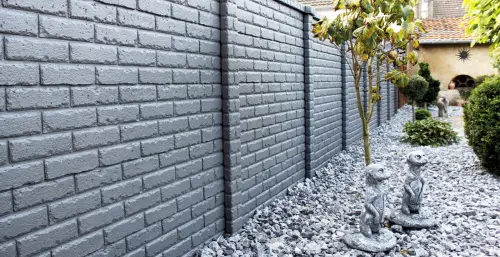 betonzaun mediterran klassik stein grau 500