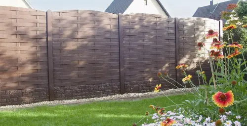 betonzaun standard flecht braun 500