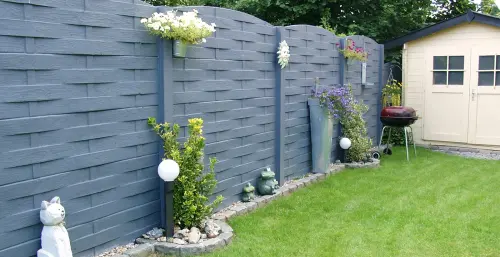 betonzaun standard flecht grau 500