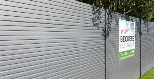 betonzaun standard motiv linear bietet einen idealen schallschutz 500
