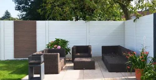 betonzaun standard prestige glatt garten 500