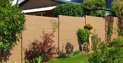 betonzaun standard prestige braun beckers betonzaun 500