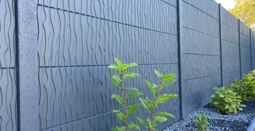 betonzaun standard river in anthrazit 500